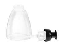 Διαφανή πλαστικά καλλυντικά μπουκάλια υψηλής αντοχής με τη μαύρη αντλία αφρού