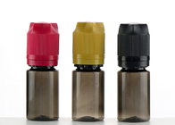 Σαφή μαύρα διάφορα χρώματα μπουκαλιών της Pet κενά πλαστικά με την κυλώντας αντικλεπτική κάλυψη