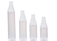 15ml τα πλαστικά καλλυντικά χωρίς αέρα μπουκάλια αντλιών πάγωσαν διαφανή