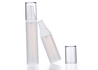 15ml τα πλαστικά καλλυντικά χωρίς αέρα μπουκάλια αντλιών πάγωσαν διαφανή