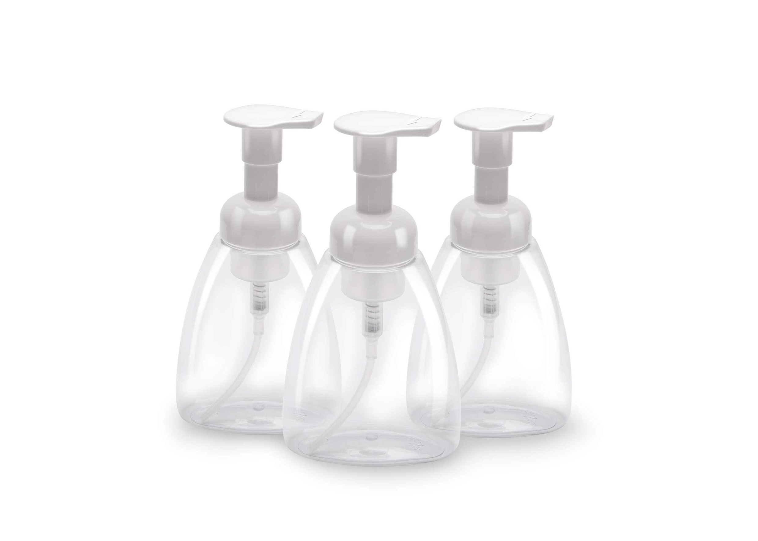 Διαφανή μπουκάλια αντλιών αφρού 300ml κενά για τα του προσώπου μέσα καθαρισμού σαμπουάν