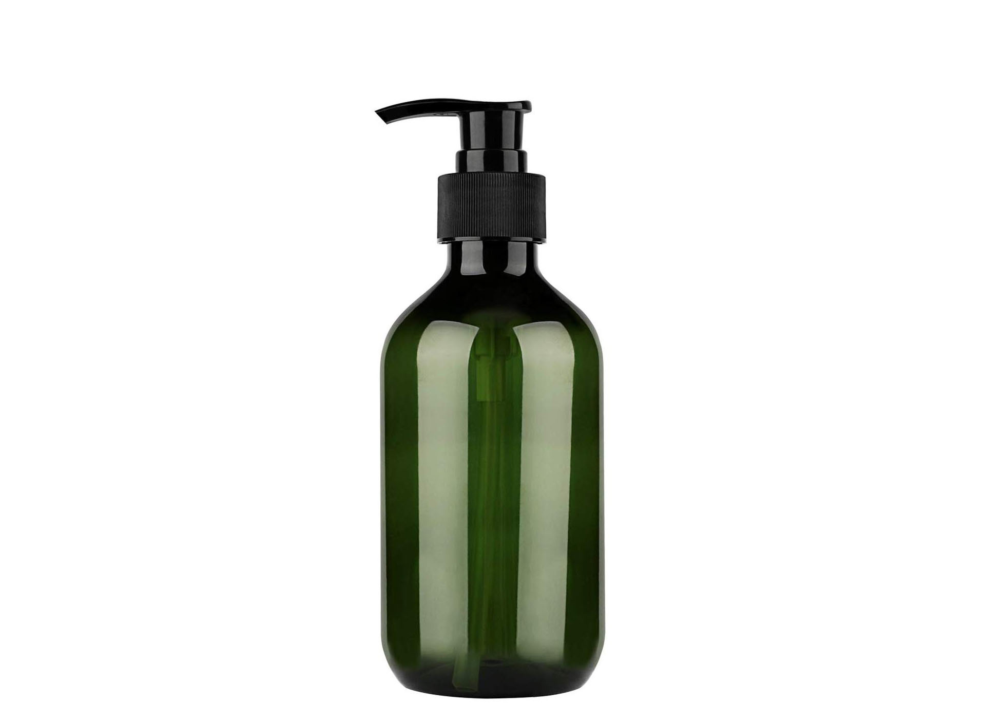 Στρογγυλό πράσινο λοσιόν αντλιών μπουκαλιών πλαστικό μπουκάλι σαπουνιών πίεσης αφρίζοντας