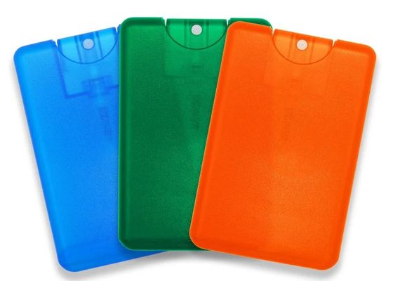 15 ml 20 ml Φορητό λεπτό πιστωτικό κάρτα Σπρέι μπουκάλι αρώματος Ασφάλεια διαρροής λεπτή ομίχλη Atomizer Εύκολο για ταξίδια καθημερινή χρήση