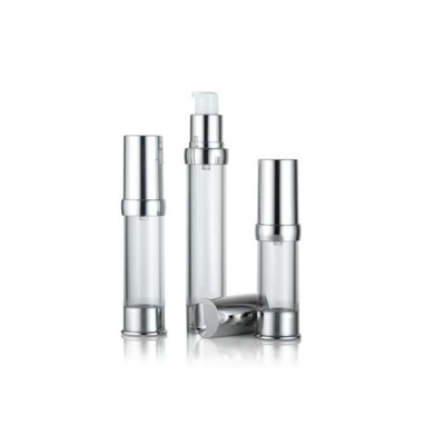 50 ml 120 ml Καθαρός στρογγυλός τόνος μπουκάλι αέρα χωρίς λοσιόν δοχείο διπλό τοίχωμα