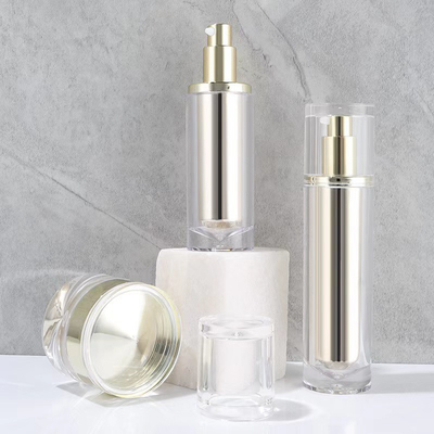 100 ml Ακρυλική Ανεμογενής Αντλία Λοσόνη Προσώπου Κοσμητικά Μπουκάλι Κρέμα Βάζο Σετ