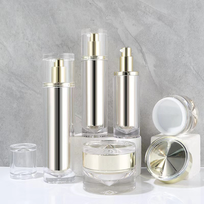 100 ml Ακρυλική Ανεμογενής Αντλία Λοσόνη Προσώπου Κοσμητικά Μπουκάλι Κρέμα Βάζο Σετ