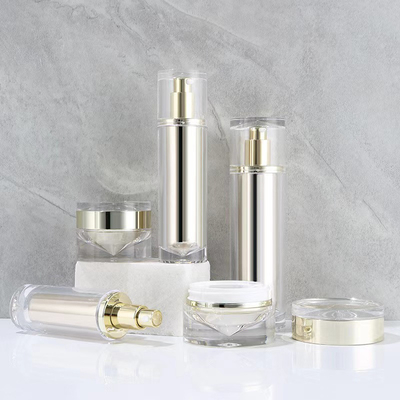 100 ml Ακρυλική Ανεμογενής Αντλία Λοσόνη Προσώπου Κοσμητικά Μπουκάλι Κρέμα Βάζο Σετ