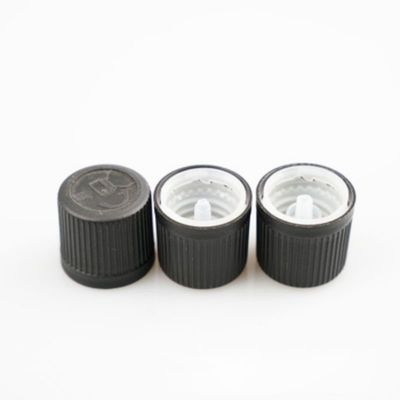 20mm 24mm 28mm Μαύρο Ριγέ Λείο Πλαστικό Καπάκι Βιδωτό με Γείωση Επαγωγής ή Γείωση Ευαίσθητη στην Πίεση