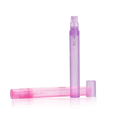 10 ml Διαφανές μίνι σπρέι αρώματος γυάλινο μπουκάλι δείγματος με πλαστική αντλία σπρέι αδιάβροχο Ναι