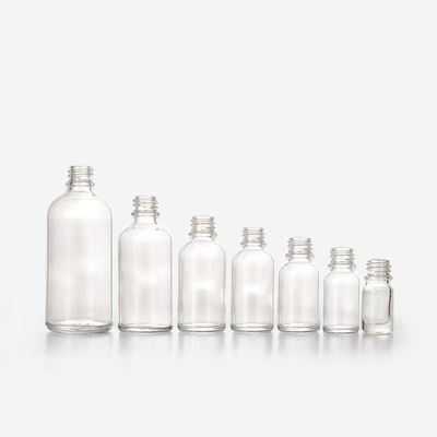 Διαφανές καφέ μπουκάλι αιθέριας ελαίας 5ml 10ml 15ml 20ml 30ml 50ml 100ml για αρωματοθεραπεία