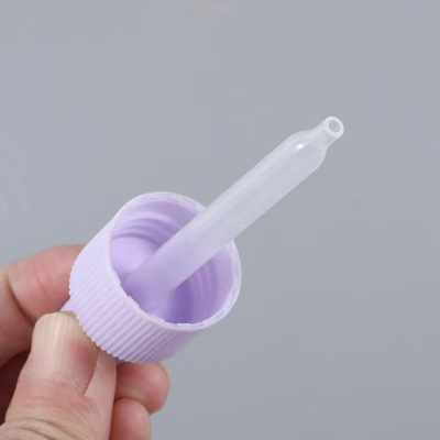 Προσαρμοσμένο χρώμα 18mm 24mm Πλαστικό σταγονόμετρο PP με πλαστική πιπέτα Επαγγελματικό εργαλείο διανομής υγρών
