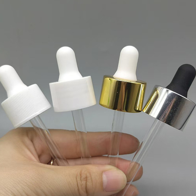 Προσαρμοσμένο χρώμα 18mm 24mm Αλουμίνιο κλείδωμα πλαστικό σταγονίδια για το μπουκάλι αιθέριας πετρελαίου