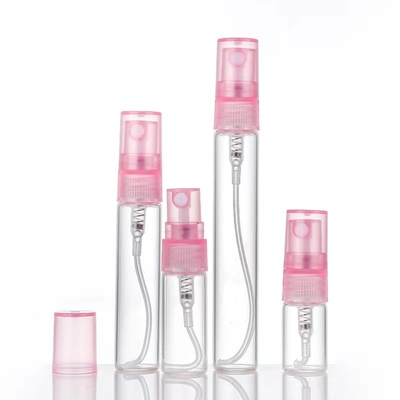 5ml 10ml 15ml Mini Refillable Plastic Perfume Bottle With Aluminum Mist Sprayer