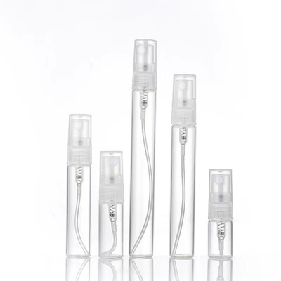5ml 10ml 15ml Mini Refillable Plastic Perfume Bottle With Aluminum Mist Sprayer