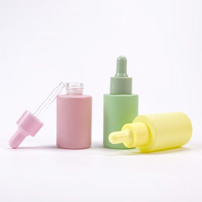 5/10/15/20/30/50/100ml Κεχριμπαρένια Γυάλινα Μπουκαλάκια Σταγονόμετρου Άδεια Επαναγεμιζόμενα Αρωματοθεραπείας Ορού Καλλυντικών Υγρών