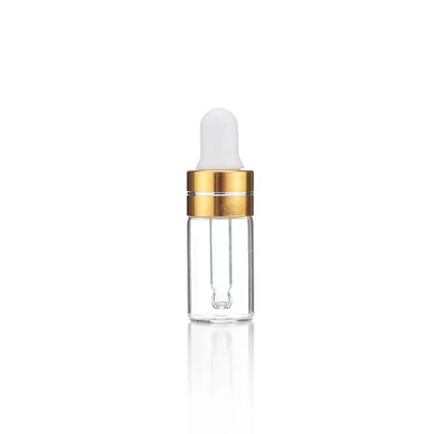Μπουκάλι αιθέριου ελαίου 5ml 10ml 15ml 20ml 30ml 50ml 100ml με διαφανές χρυσό χρώμα