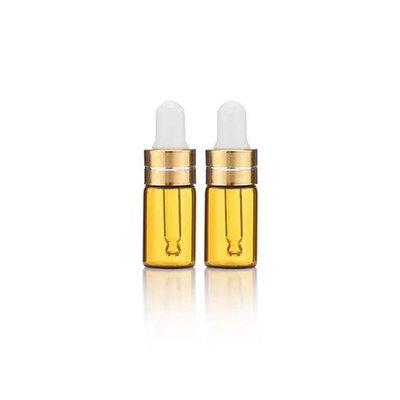 Μπουκάλι αιθέριου ελαίου 5ml 10ml 15ml 20ml 30ml 50ml 100ml με διαφανές χρυσό χρώμα