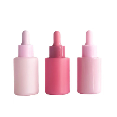 Μπουκάλι αιθέριου ελαίου Macaron Color 30ml με πλαστική αντλία PP και γυάλινο υλικό