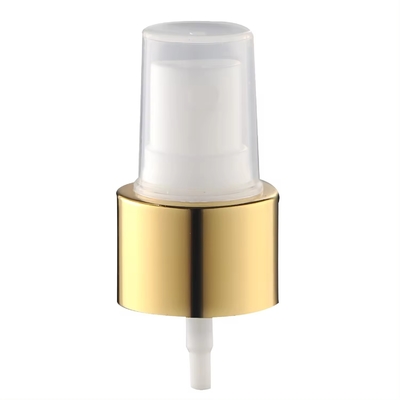 18mm 20mm Πολυτελές Χρυσό Μεταλλικό Αλουμίνιο Ανοδιωμένο Ψεκαστήρα Λεπτής Ομίχλης με Μισό ή Πλήρες Καπάκι