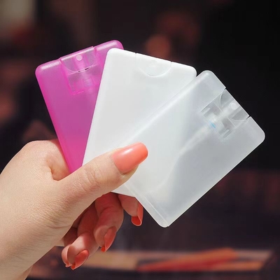 Portable 20ml Plastic Card Perfume Spray With Multiple Colors Suppot