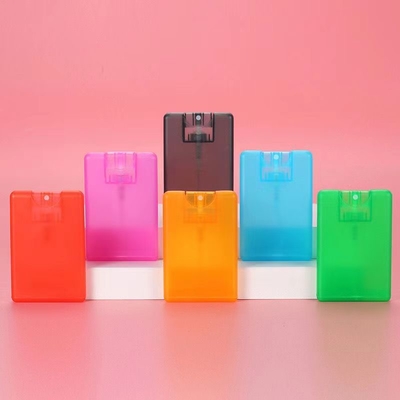 Portable 20ml Plastic Card Perfume Spray With Multiple Colors Suppot