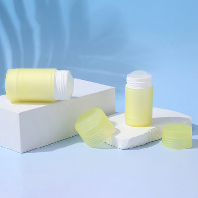 Νέο σχεδιασμό 35g 50g 75g PP διπλό κέλυφος μυρωδιάς σώματος αποσμητικό μπαλσάμι δοχείο για προσωπική φροντίδα