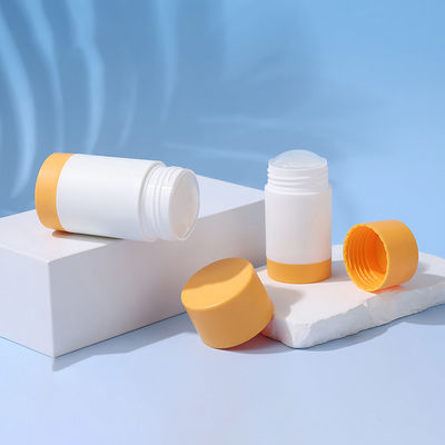 Νέο σχεδιασμό 35g 50g 75g PP διπλό κέλυφος μυρωδιάς σώματος αποσμητικό μπαλσάμι δοχείο για προσωπική φροντίδα