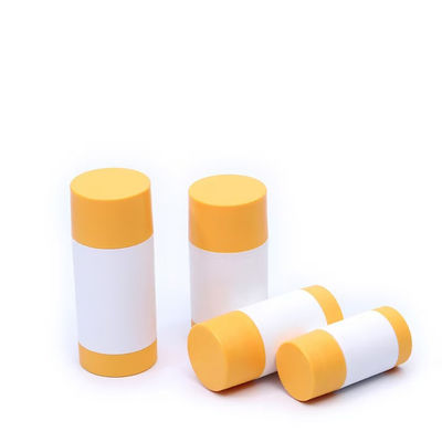 Σχεδιασμός περιστροφής 30g 50g 75g 100g PP πλαστικό δοχείο μυρωδιού σώματος αποσμητικό μπαστούνι