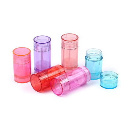 Προσαρμοσμένο Χρώμα OEM 15g 30g 50g 75g 100g AS Πλαστικό Σώμα Δοχείο Αρώματος Άδειο Βάλσαμο Αποσμητικού