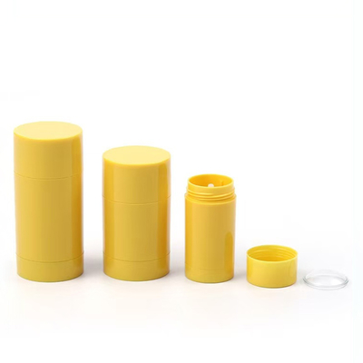 Νέα Εμφάνιση 15g 30g 50g 75g 100g AS Πλαστικό Κυλινδρικό Σώμα Άρωμα Άδειο Αποσμητικό Βάλσαμο