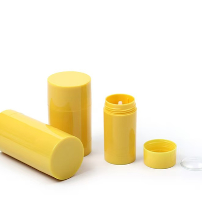 Νέα Εμφάνιση 15g 30g 50g 75g 100g AS Πλαστικό Κυλινδρικό Σώμα Άρωμα Άδειο Αποσμητικό Βάλσαμο