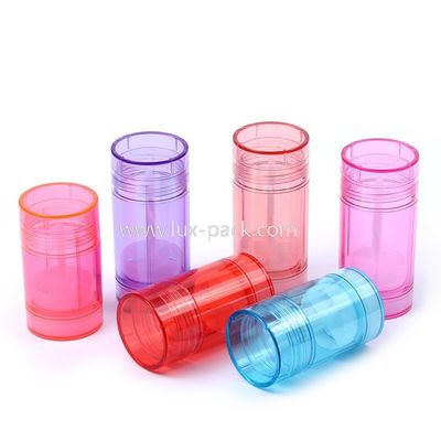 Πλήρωμα προσωπικής φροντίδας άδειο από πλαστικό, οβάλ μπουκάλι αποσμητικού.