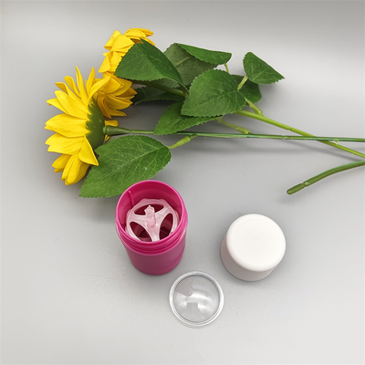 Άδειο μπουκάλι στικ ρουζ 10g Αποσμητικό Balm Stick Κορυφαία περιστροφή Καλλυντικό Πλαστικό Δοχείο Συσκευασίας Επαναχρησιμοποιήσιμο