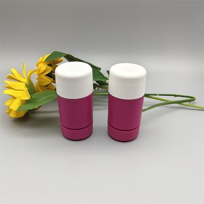 Άδειο μπουκάλι στικ ρουζ 10g Αποσμητικό Balm Stick Κορυφαία περιστροφή Καλλυντικό Πλαστικό Δοχείο Συσκευασίας Επαναχρησιμοποιήσιμο