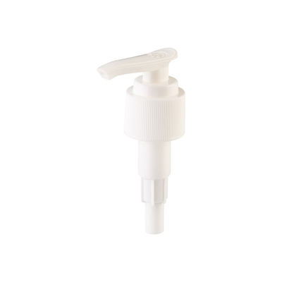White Color 24mm 28mm 2cc Dosage Ribbed Closure Soap Dispenser Plastic Screw Lotion Pump