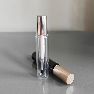 11 ml 14 ml Concealer Lip Gloss Λευκό πλαστικό κενό σωλήνα με λεπτή βούρτσα για Blush Highlighter Foundation