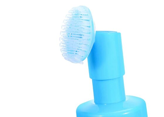 42mm Mousse Foam Pump Dispenser Facial Soap Plastic Silicone Brush Pump Spray Bottle PP Plastic Cleanser