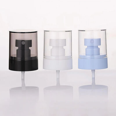 Ψεκαστήρας πλαστικός 24mm Half Cover Λευκός Mist με διαφανές καπάκι Μεγάλο καπάκι για εφαρμογή υγρών