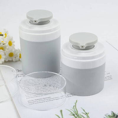 30ml 50ml 100ml Customized Color PP Airless Pump Bottles for Cosmetic Airless Bottles Empty Cosmetic Container with Clear Cap for Skincare Cosmetic Packaging