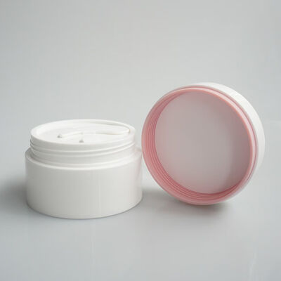 Cosmetic PP Cream Jar 120g 200g With Spoon and Pull-hand Gasket Support Customization