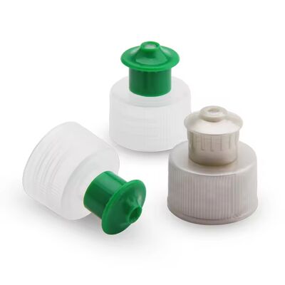 20mm 24mm 28mm πλαστικά καπάκια μπουκαλιών για χρήση με πλαστικά καπάκια που τραβιούνται έξω, πλαστικό καπάκι με ακροφύσιο, καπάκι μπουκαλιού