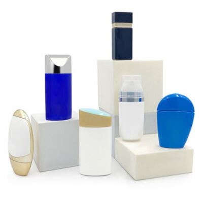 50ml αντηλιακή λοσιόν μπουκάλι ασημένιο καπάκι οβάλ πλαστικό δοχείο καλλυντικών Foundation BB Cream Skincare