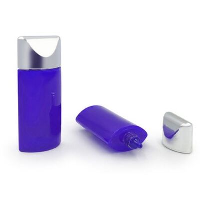 50ml αντηλιακή λοσιόν μπουκάλι ασημένιο καπάκι οβάλ πλαστικό δοχείο καλλυντικών Foundation BB Cream Skincare