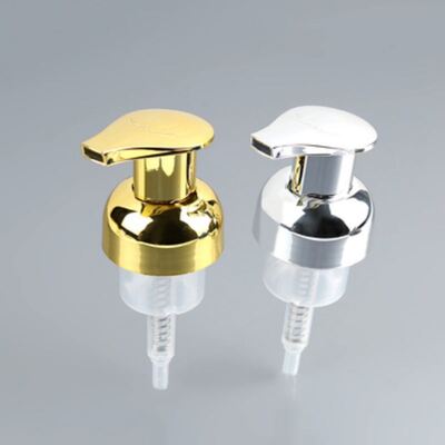 40mm 42mm Mousse αφρό αντλία Dispenser όλα ηλεκτροπληρωμένα αφρό καθαριστικά προσώπου Χρυσή αφρό αντλία