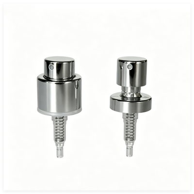 15mm Crimp-on Αλουμινίου Fine Mist Sprayer αντλία 0.15cc έξοδος αρώματα Spray πύραυλο για καλλυντικά μπουκάλι