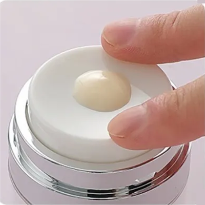 Χωρίς αέρα κρέμα βάζο 15g 30g 50g 100g Silver ηλεκτροπληρωμένο δαχτυλίδι Διαφανές ακρυλικό εξωτερικό καλλυντικό χωρίς αέρα αντλία μπουκάλι επαναγεμιστέα κενή κρέμα προσώπου λοσιόν δοχείο για τη φροντίδα του δέρματος ενυδατική