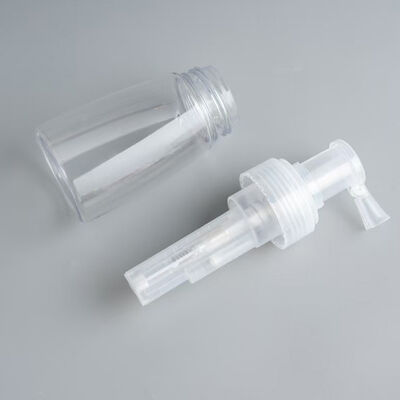 35gr Clear Transparent Powder Spray Bottle Empty Plastic Press Powder Pump Dispenser for Hair Dry Cleaning