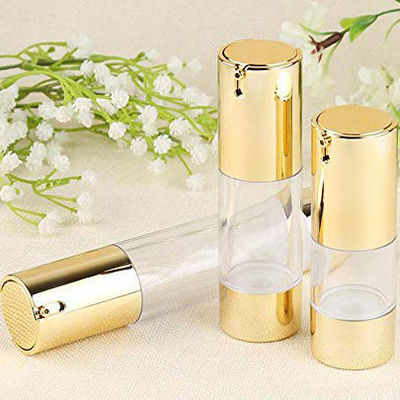 15 ml 30 ml 50 ml πλαστική αντλία χωρίς αέρα κενό καλλυντικό μπουκάλι στεγανό με ελεγχόμενη διάθεση κρέμας λοσιόν συσκευασία