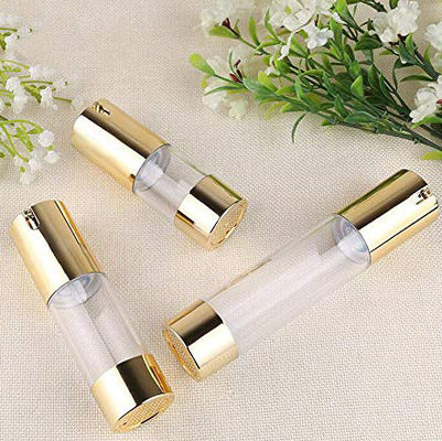 15 ml 30 ml 50 ml πλαστική αντλία χωρίς αέρα κενό καλλυντικό μπουκάλι στεγανό με ελεγχόμενη διάθεση κρέμας λοσιόν συσκευασία