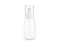 Διαφανές υγρό μπουκάλι νερό ψεκασμού υδρονέφωσης με το σπειροειδές στόμα μπουκαλιών